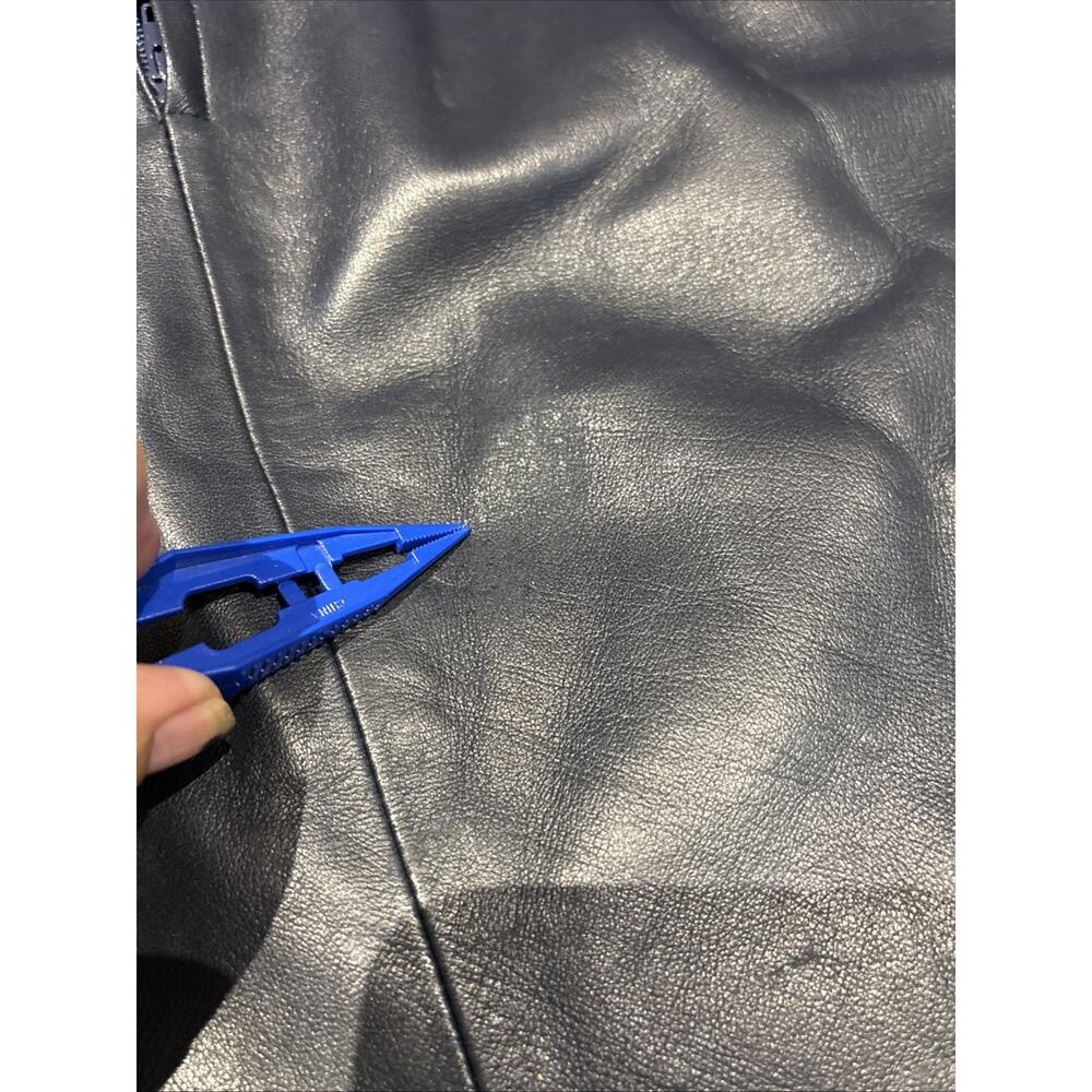 Loewe Black Leather Midi Skirt - Picture 11 of 14